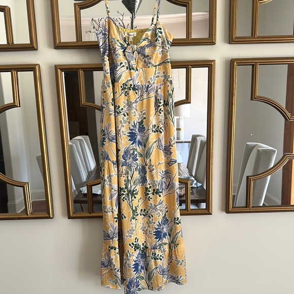 Heartloom Gold Tiered Midi Skirt Resort Wear - Picture 5 of 6